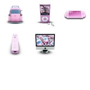 We Love Pink icon sets preview