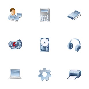 Desktop Device icon sets preview