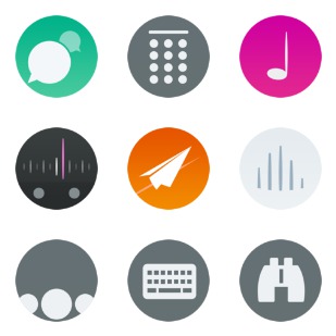 Firefox OS icon sets preview