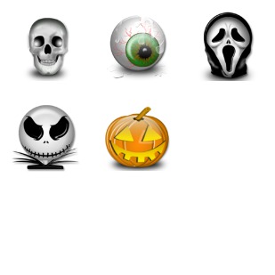 Vista halloween icon sets preview