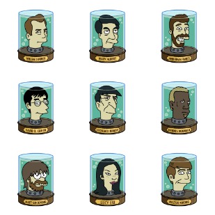 Futurama Vol. 5 - Heads in Jars icon sets preview