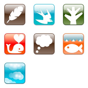 Twitter Land 2 icon sets preview