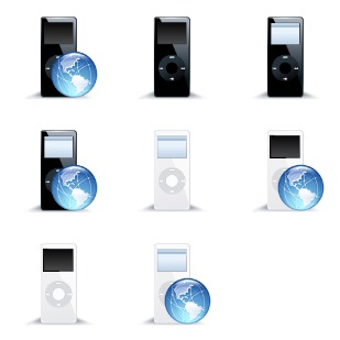 iPod Nano icon sets preview