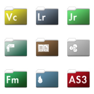 CS3 Work Folders icon sets preview