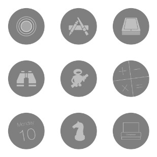 Dynamic Yosemite icon sets preview