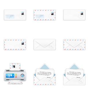 Mail icon sets preview