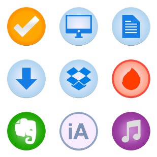 iOS7ish Style icon sets preview