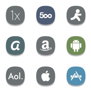 Cute Social 2014 icon sets preview