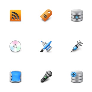 Web Injection icon sets preview