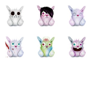 Rabbits icon sets preview