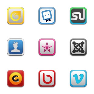 Social And Web icon sets preview