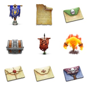 Warcraft - Volume 1 icon sets preview