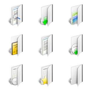 Longhorn Folders icon sets preview