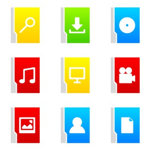 Color Folders icon sets preview