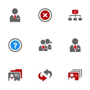 Office icon sets preview