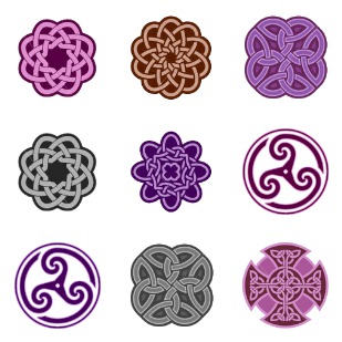 Celtic Knot icon sets preview