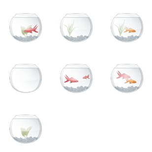 AQUARIUM icon sets preview