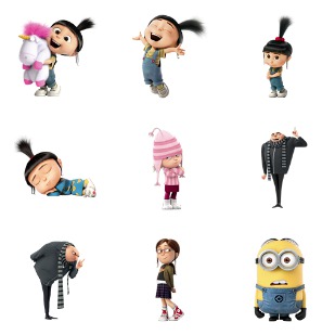 Despicable Me 2 icon sets preview