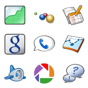 Simply Google icon sets preview