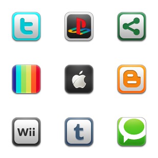 Social And Web icon sets preview