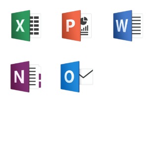 Microsoft Office For Mac icon sets preview