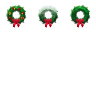 Holiday Wreaths icon sets preview