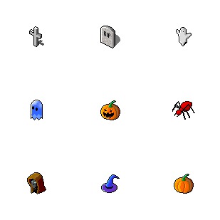 Halloween '96 icon sets preview