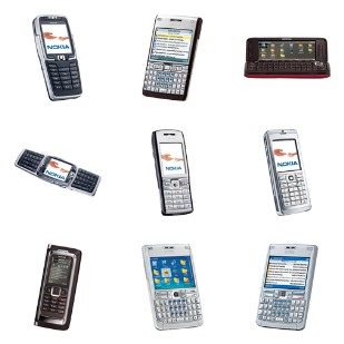 Nokia E icon sets preview