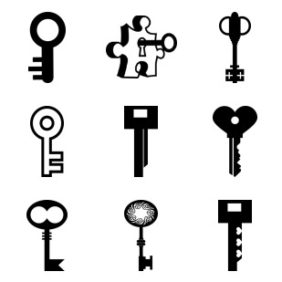 keys icon sets preview