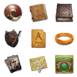 LOTR - Armoury of The Third Age icon sets preview