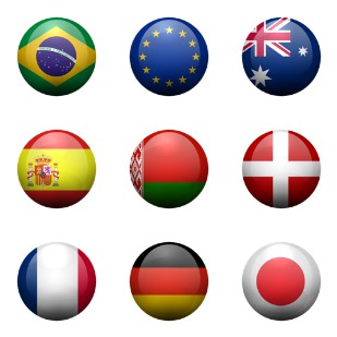 Flags icon sets preview