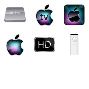 Apple TV icon sets preview