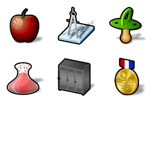 Education icon sets preview