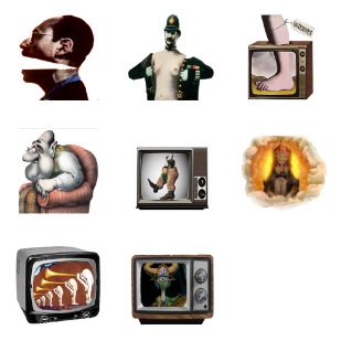 Terry Gilliam icon sets preview