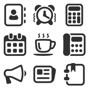 Mono Business 2 icon sets preview