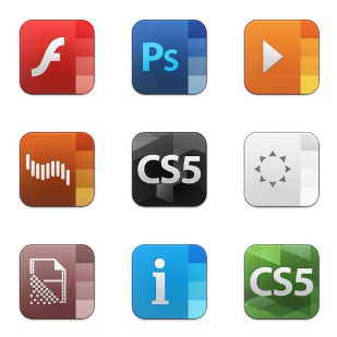 Adobe Flurry icon sets preview