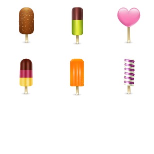 Icecream icon sets preview