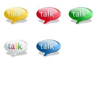 Google Talk icon sets preview