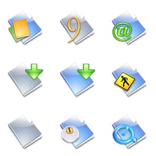 World of Aqua Folders icon sets preview