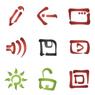 inkalligraphic icon sets preview