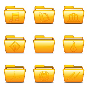 Mac Folders icon sets preview