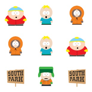 South Park icon sets preview