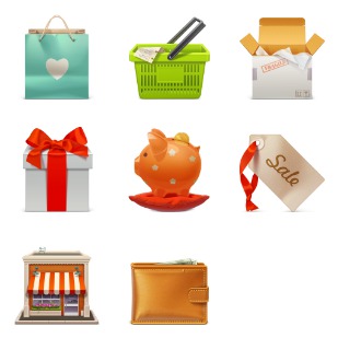 eCommerce icon sets preview