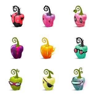 Peppers icon sets preview