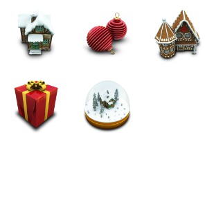 Christmas icon sets preview