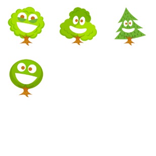 Happy Trees icon sets preview