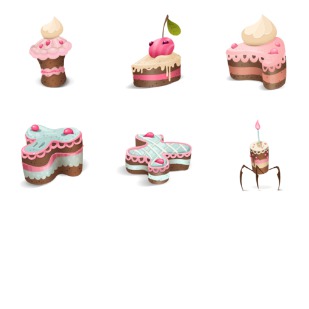 Sweets icon sets preview