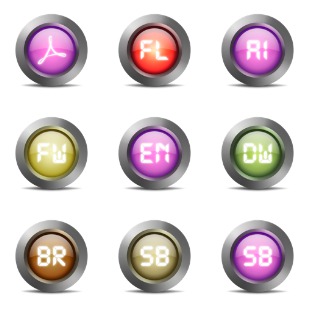 Creative Suite 4 icon sets preview