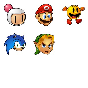 Game Stars icon sets preview