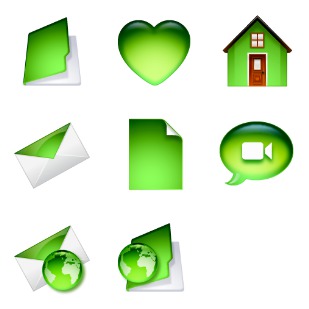 Green Ville 2 icon sets preview